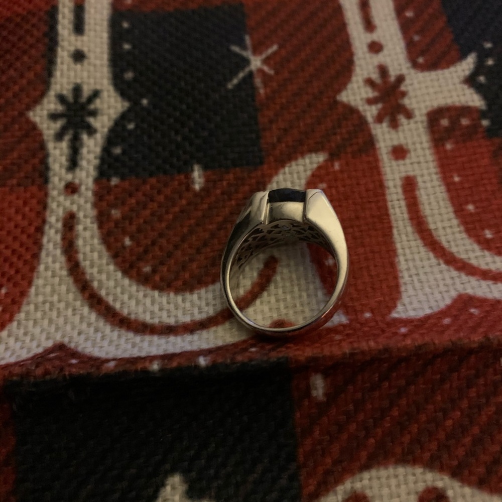 The best of both worlds Trillion cut Amethyst & Ru